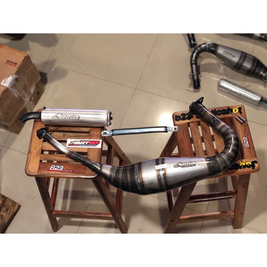 knalpot racing ABRT20 original RX King PDK Wello underbone galvanis