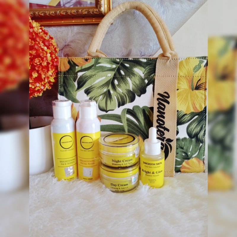 Smoothskin Paket + Serum Besar (FREE Tas Cantik)