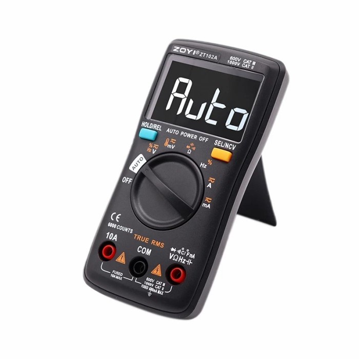 Digital Multi meter ZOYI ZT102 Dengan Pengukur Suhu Multimeter - ZT102A