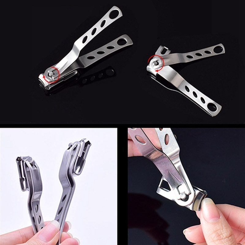 Gunting Kuku 360 Rotasi PROFESIONAL Super Tajam Kuat Flexible Stainless Steel 555 berkualitas 777 Nail Clippers 360 Degree Rotating Finger Toenail Clippers Hand Foot Care Tool Toe Nail Cutter Professional Pedicure Trimmer