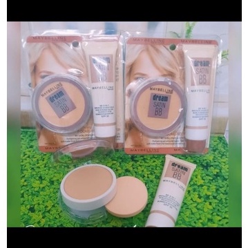 MAKE UP SET MYB FIT ME 2IN1 HANIKU /  MAY  2IN1 BB  DREAM