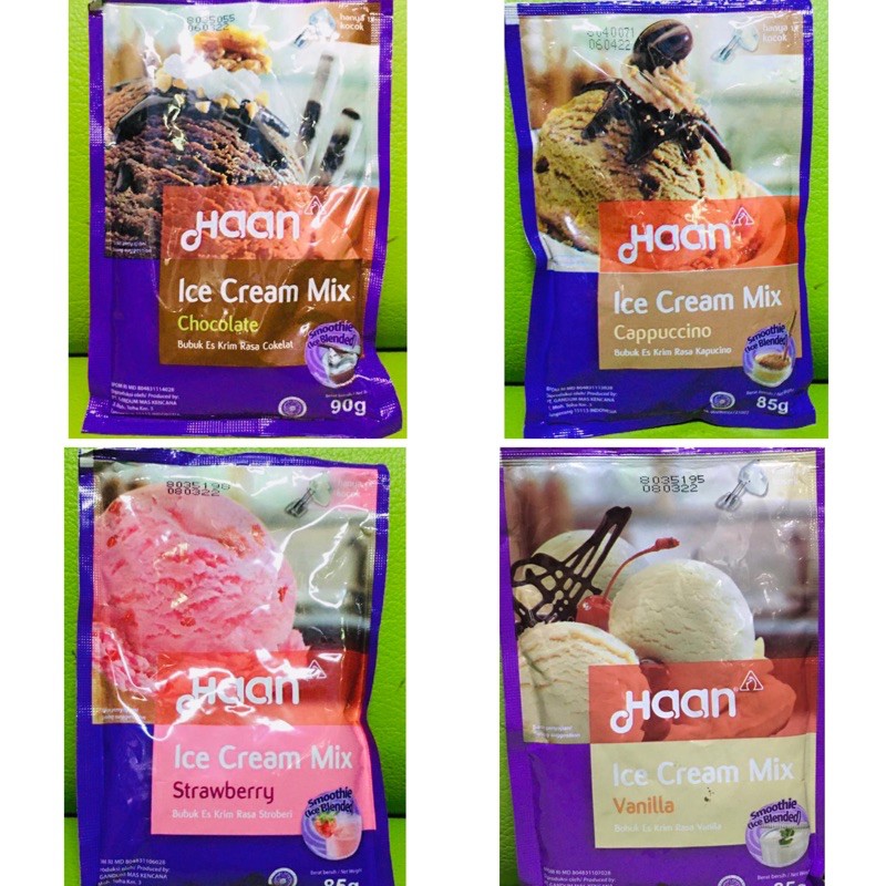 

Haan Ice Cream Mix 90 gr Aneka Rasa
