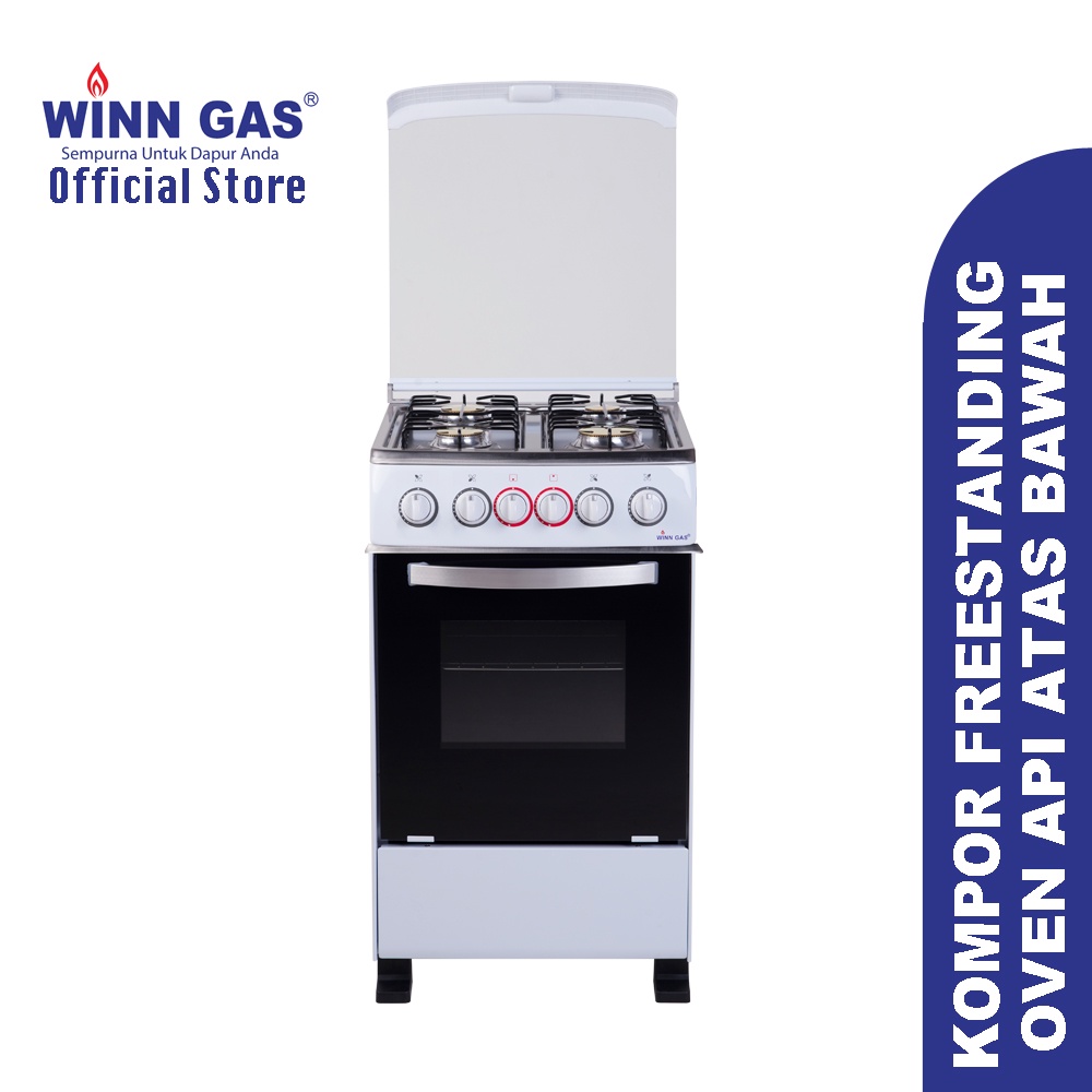 Kompor Gas Freestanding Winn Gas W 5060 A Free Standing Gas Stove + Oven Winn Gas W5060 Kompor Standing W-5060A