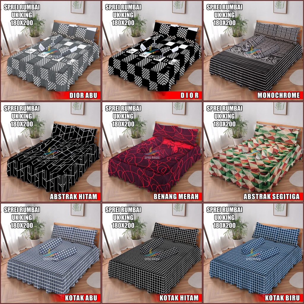 SPREI RUMBAI UK 180 X 200