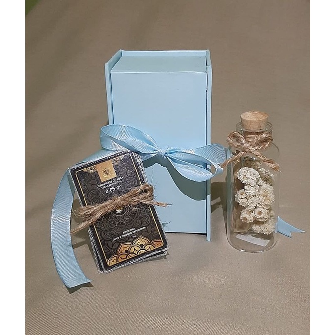 Hampers Logam Mulia Minigold WS 0.05 gram 2 keping