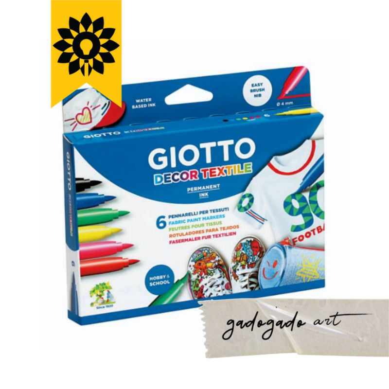 

Spidol Khusus Kain - Giotto Decor Textile set 6
