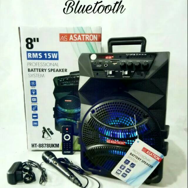 Speaker Aktif Portable Asatron 8 Inch