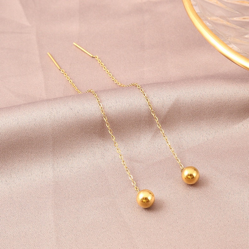 anting boba bola titanium