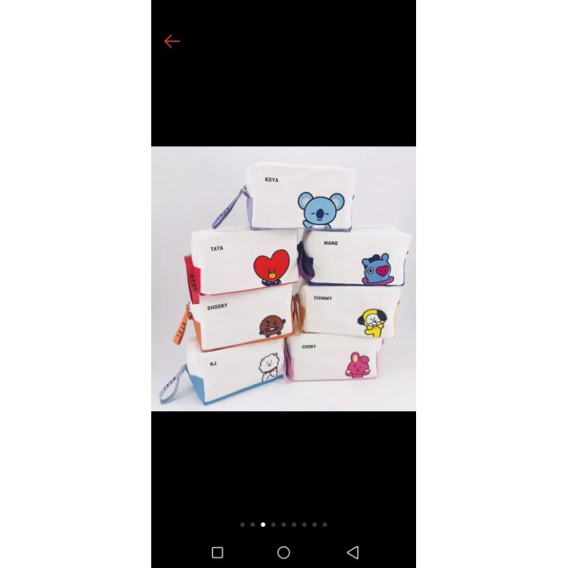 

TEMPAT PENSIL / MAKEUP BT21 BTS LUCU