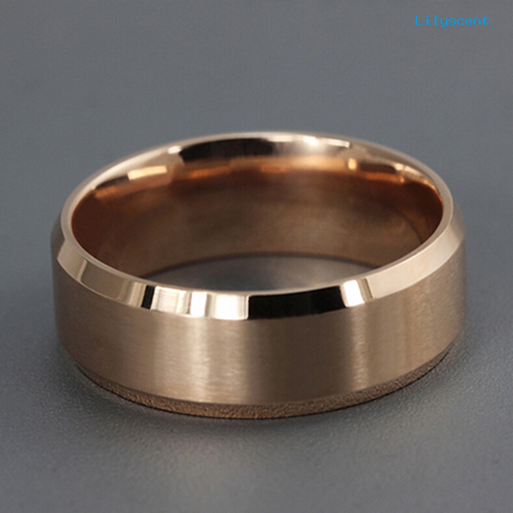 Ls Cincin Bahan Titanium Steel Gaya Punk Untuk Cocktail