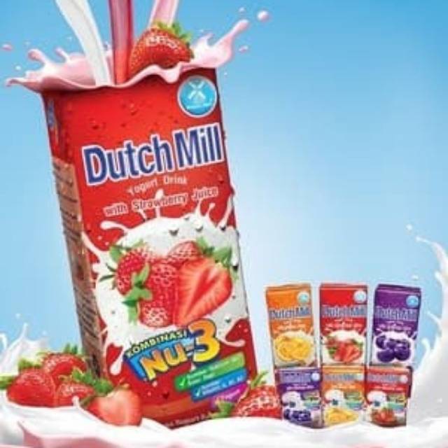 Promo Dutchmill Strawbery 180ml