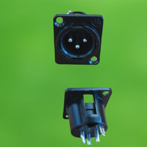 jack cannon xlr male body mic microphone casing box canon konektor