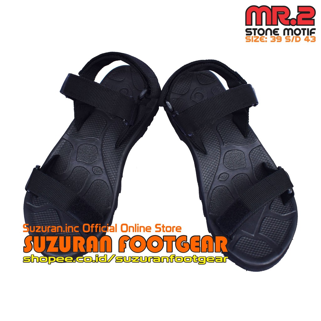 SUZURAN SANDAL GUNUNG EDGE MR2 BLACK