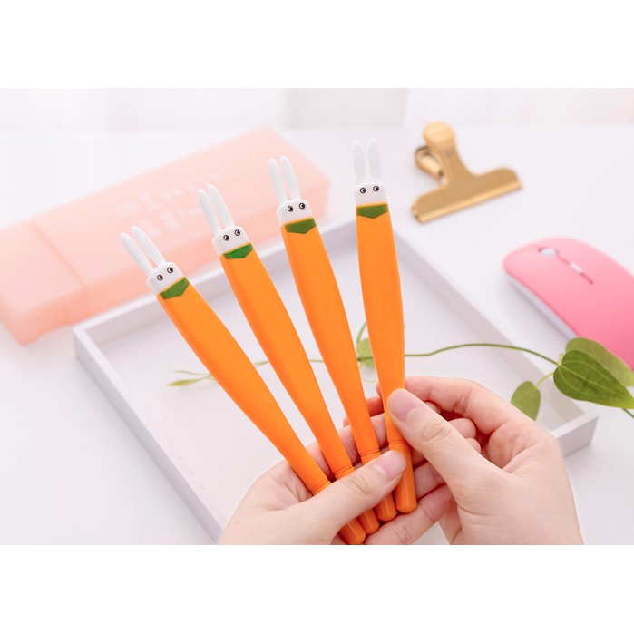 

TERBARU Pulpen Gel Wortel Kelinci Telinga Panjang 0.5mm