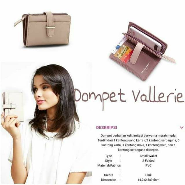 PROMO DOMPET VALLERIE SOPHIE TERMURAH