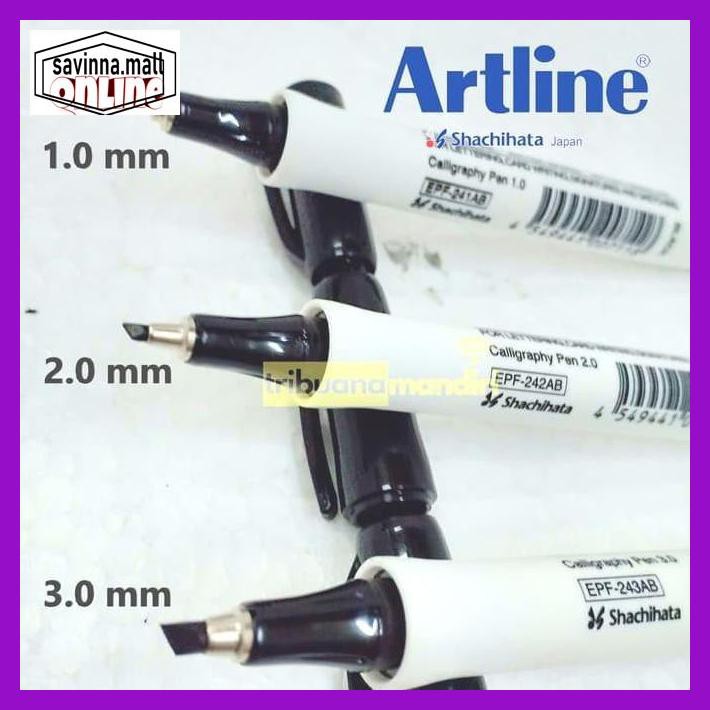 

U0Uo879- Calligraphy Pen / Pen Kaligrafi Artline Supreme - Merah 2.0 Y7Ry688-