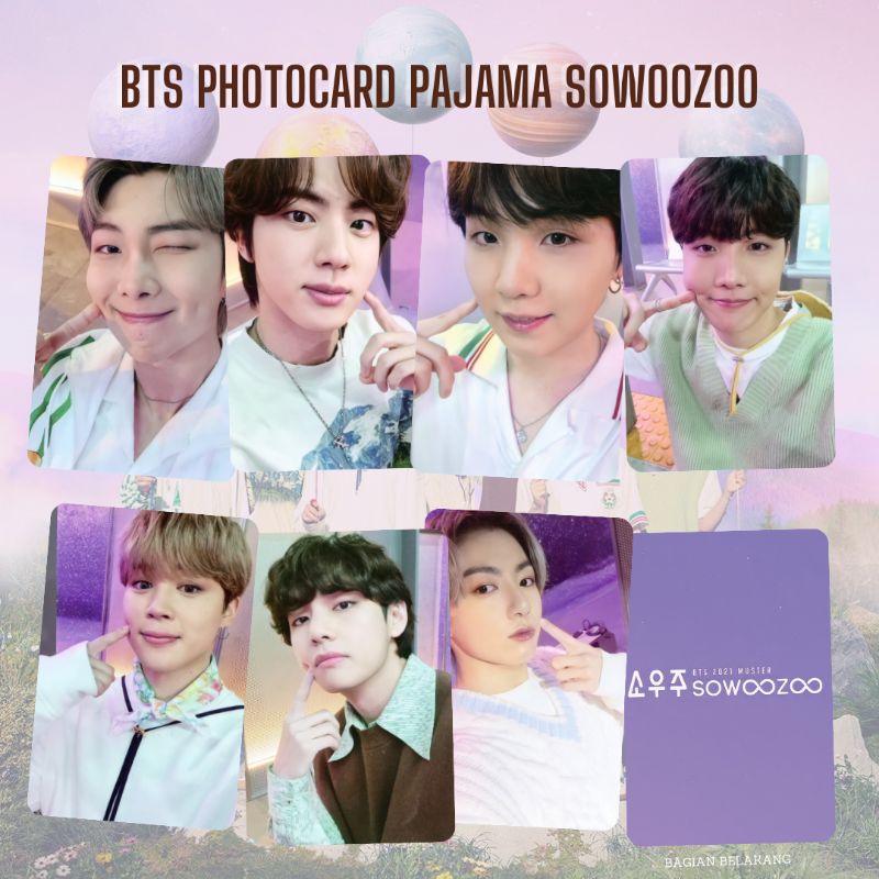 PHOTOCARD BTS PAJAMA SOWOOZOO PC