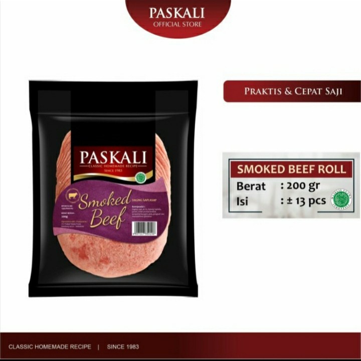 

Beef/SMOKED BEEF 200 gr Original PD PASIRKALIKI PASKAL Bandung/MANTAPPPPP OKE