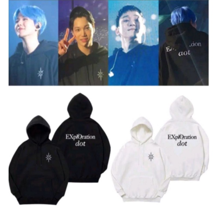HOODIE SWEATER KPOP EXO EXPLORATION DOT KOREAN EXO SEHUN SUHO TERBARU
