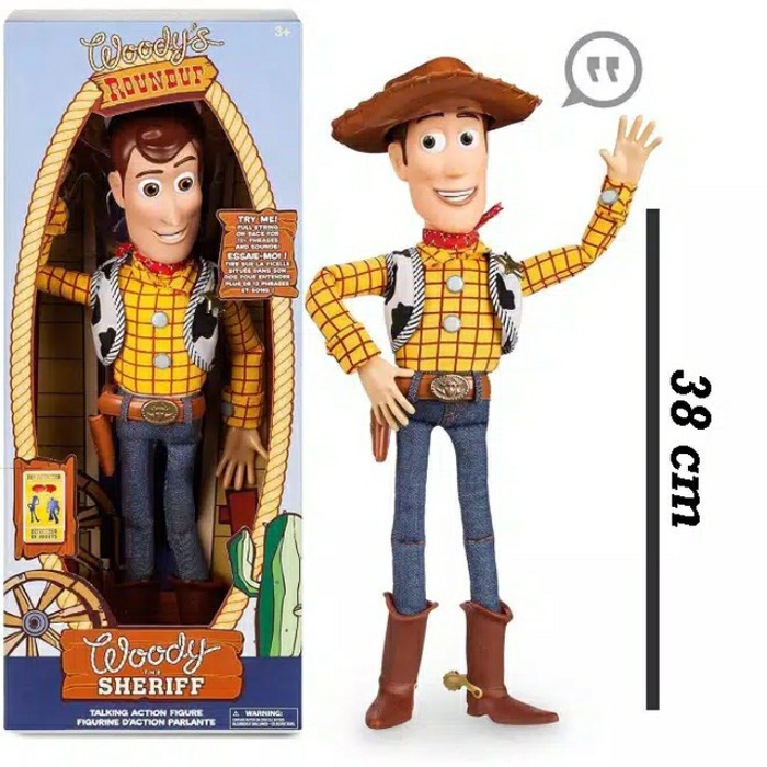 Jual Figure Boneka Toy Story Talking Woody Original Disney Pixar