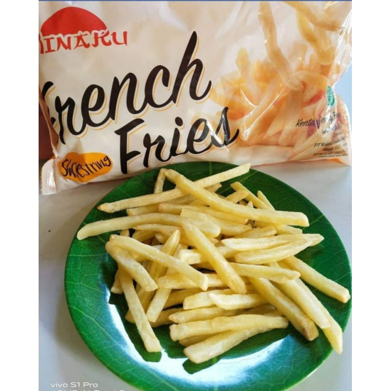 

Minaku Kentang Terbaik French Fries Shoestring 500gr