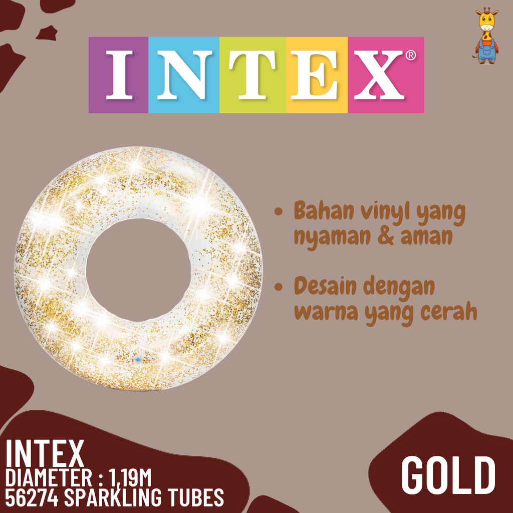 Intex 56274 Sparkling Glitter Tubes