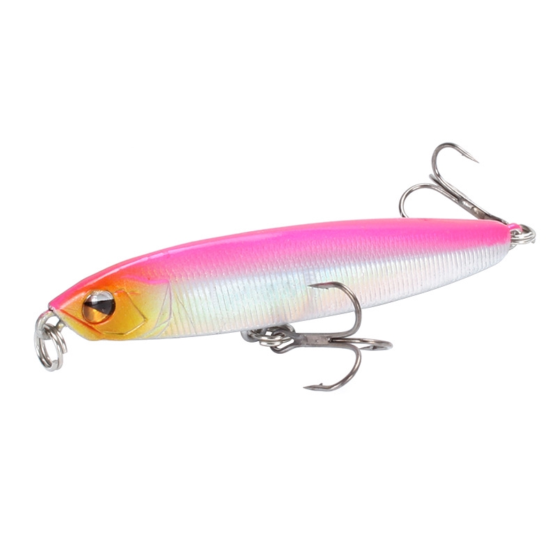 Shengyao 1Pcs Sinking Pencil Minnow Umpan Pancing 14g/18g Swimbait Fishing Lure Ikan Bass Bait Kail Memancing