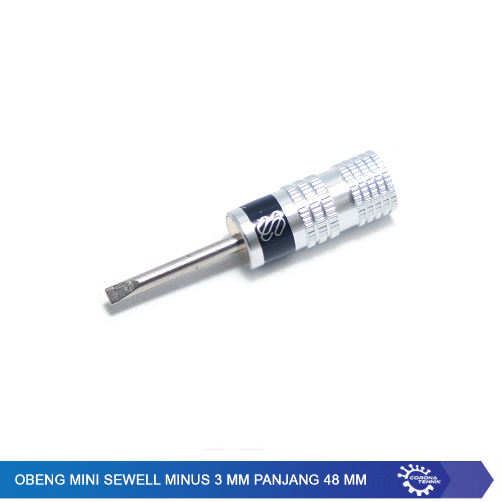 Sewell - Obeng Mini Minus 3 mm Panjang 48 mm