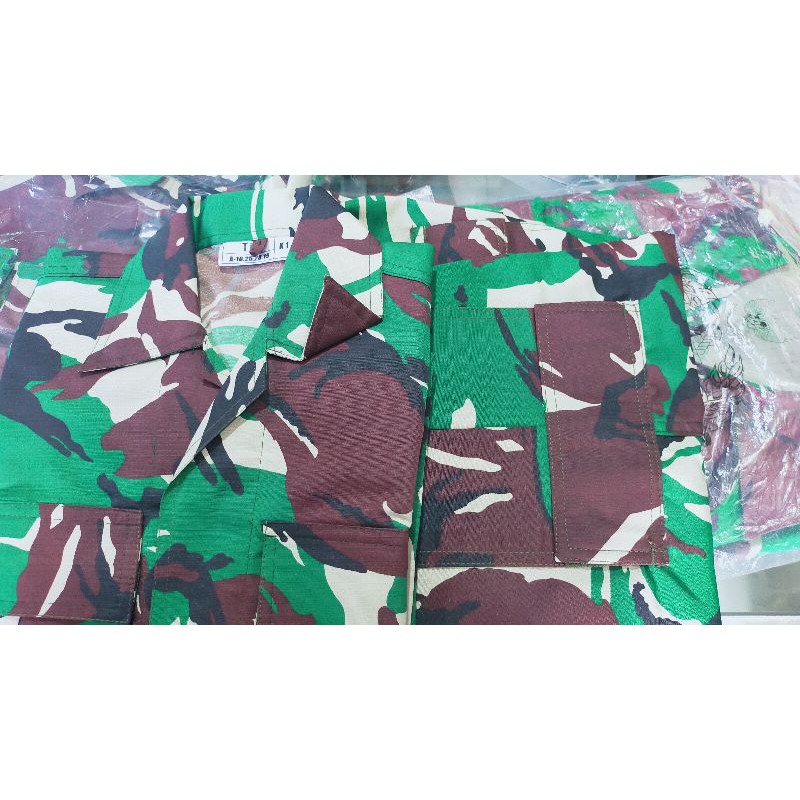 satu Stel Setelan PDL TNI AD AL AU Bahan Baloteli