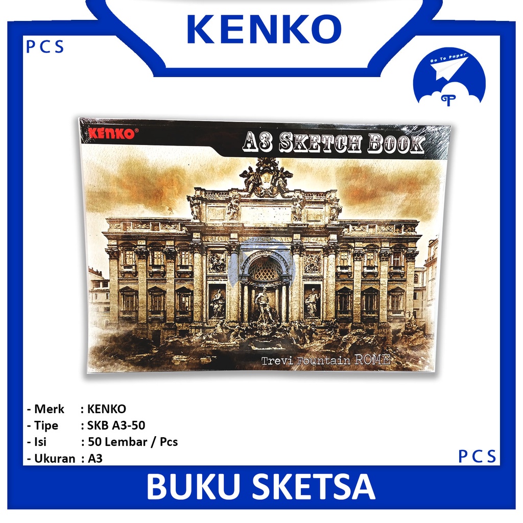 

KENKO Sketch Book SKB A3 - 50 Lembar