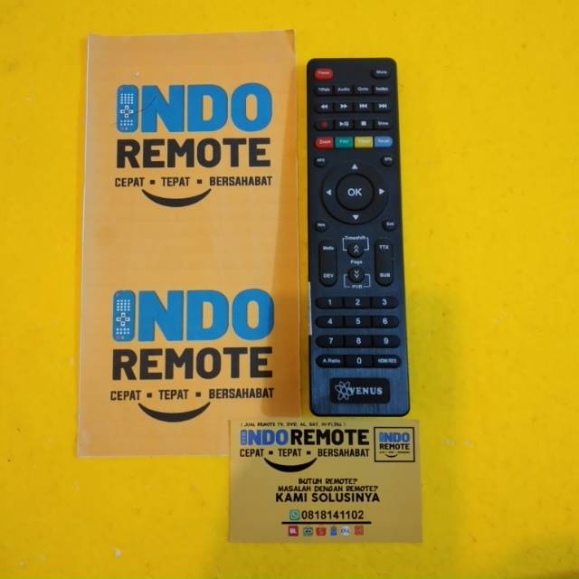 REMOTE TV PARABOLA VENUS T-2 ORIGINAL