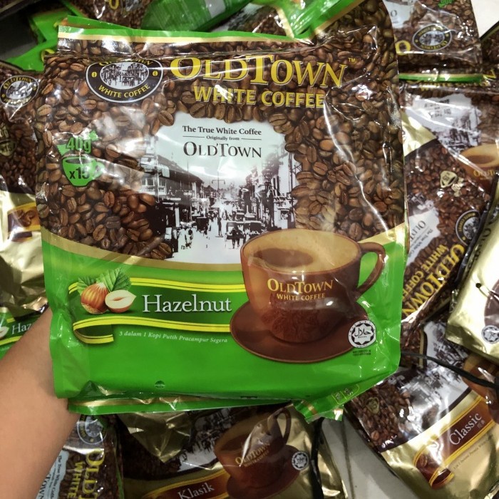 

Old town white Coffee (Classic huazelnut less sugar)