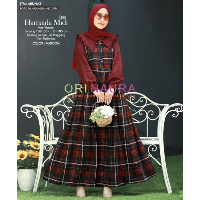 Hamaida Midi Dress (Ori Naura)