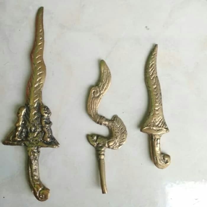 Paket keris betok Putut omyang jimbe tombak Jatayu antik langka