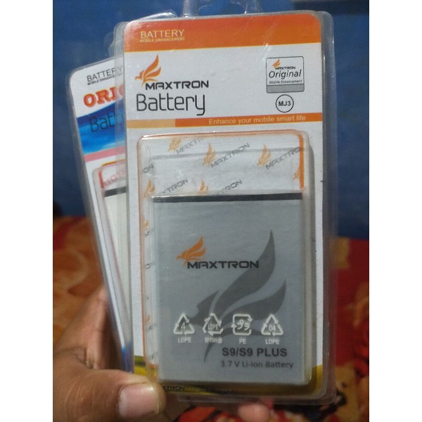 Battery Maxtron S9 - S9 plus - Baterai maxtron S9