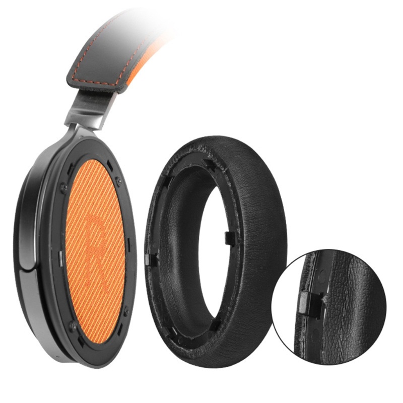 Bt Soft Protein Earpads Ear Pads Untuk Meizu HD60 Earphone Memory Foam Earcups Mudah Diganti Bantal Telinga Pengganti