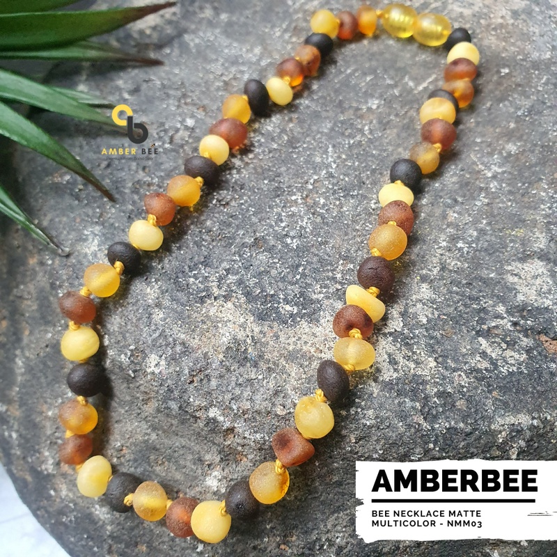 Kalung Amber Anak TK/SD Junior Premium Matte Multicolor NJMM03B By Amber Bee