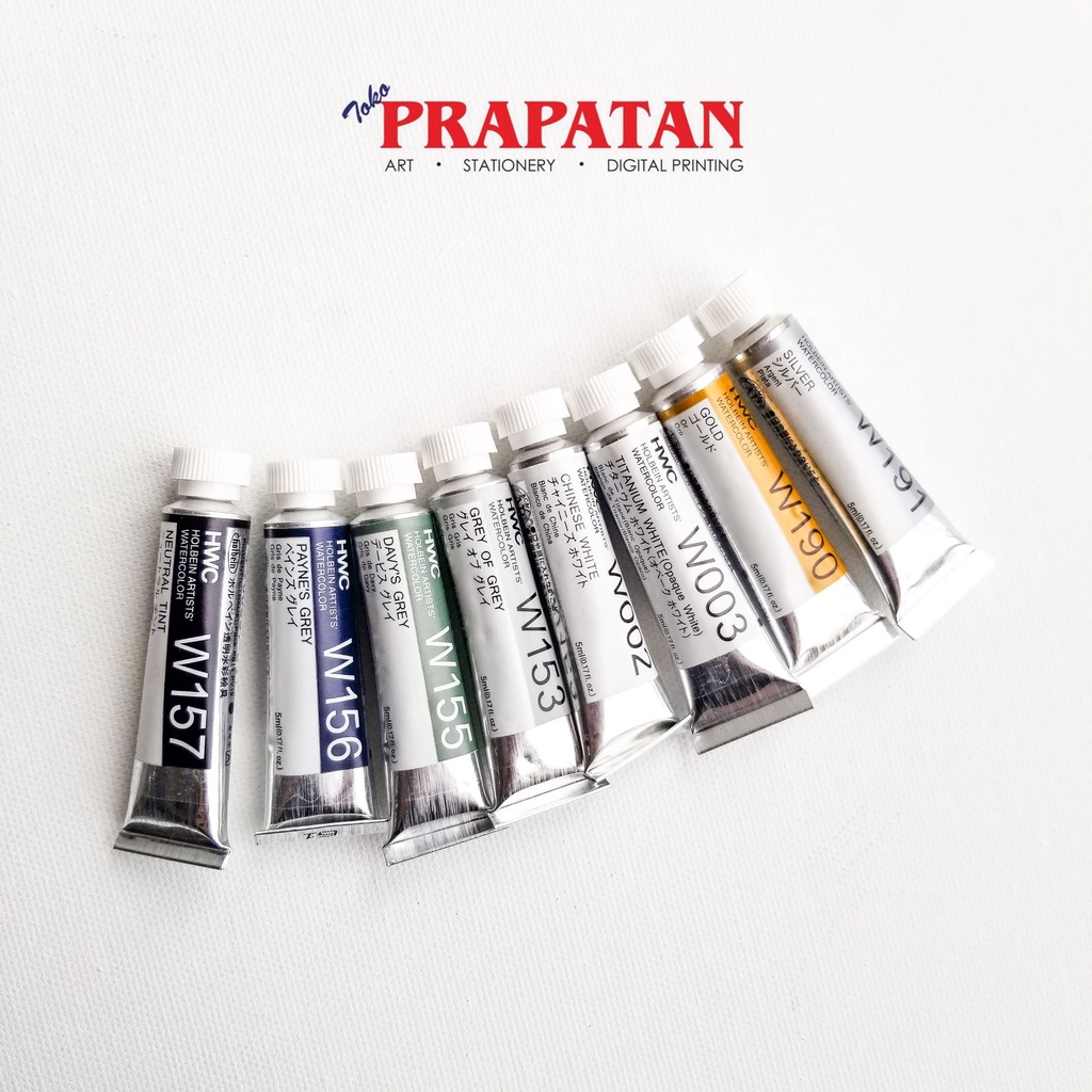 

Holbein Artists Watercolor 5ml Part 3 White/Grey/Metallic