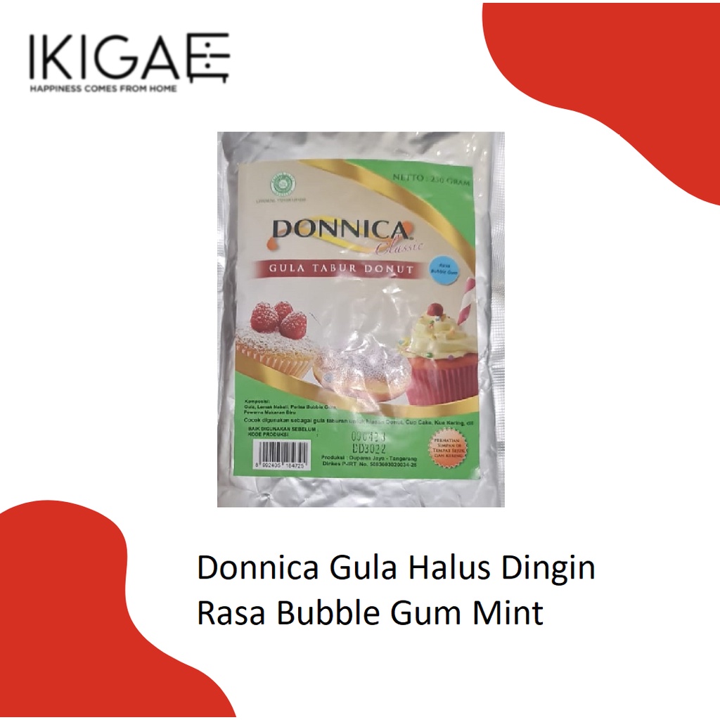 DONNICA GULA TABUR DONAT MINT (DINGIN) - 250gr