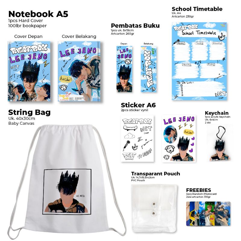 Fankit Back to School with NCT Dream Beatbox Album