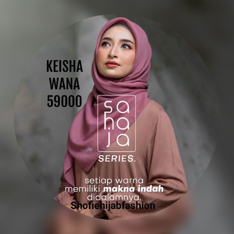 JILBAB SEGI EMPAT POLOS KEISHA WANA ELZATTA