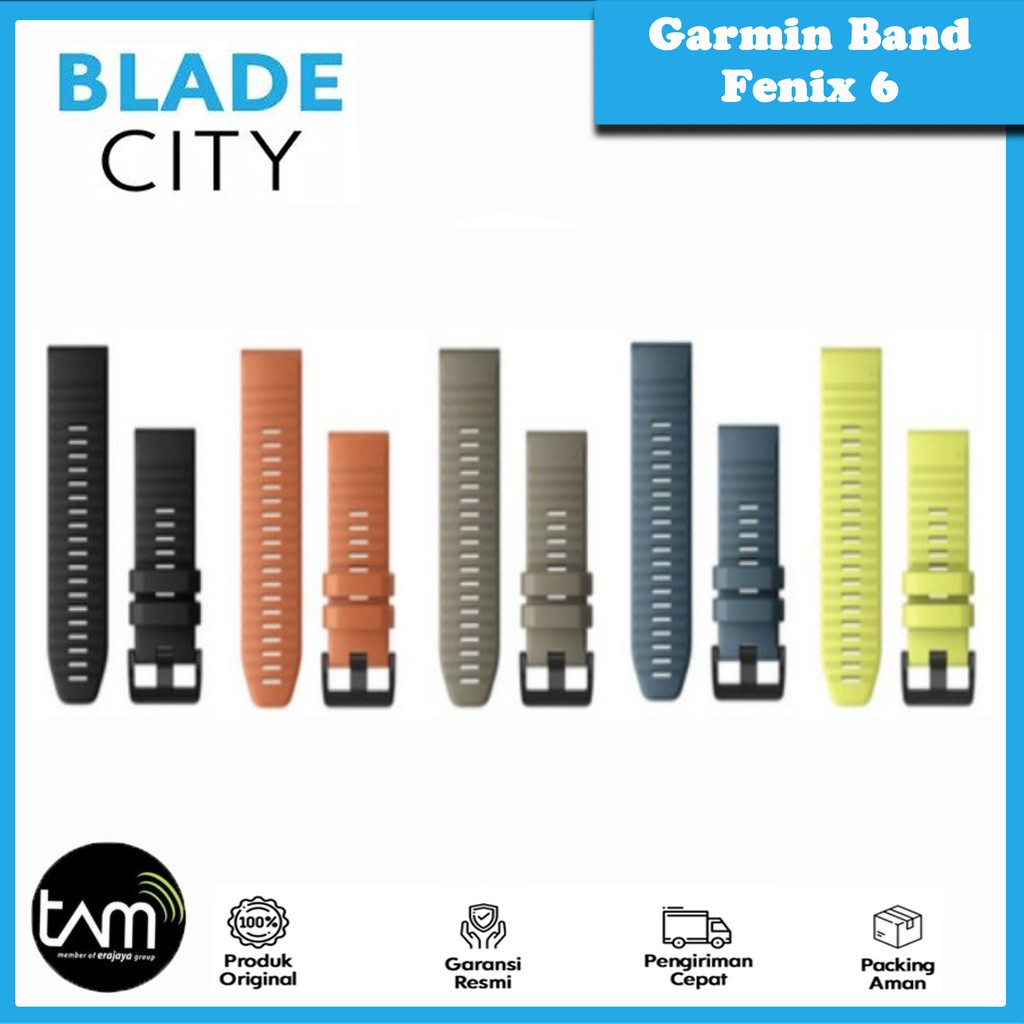 Garmin Band Fenix 6 / Fenix 6X Silicone Watch Bands - Original Garmin