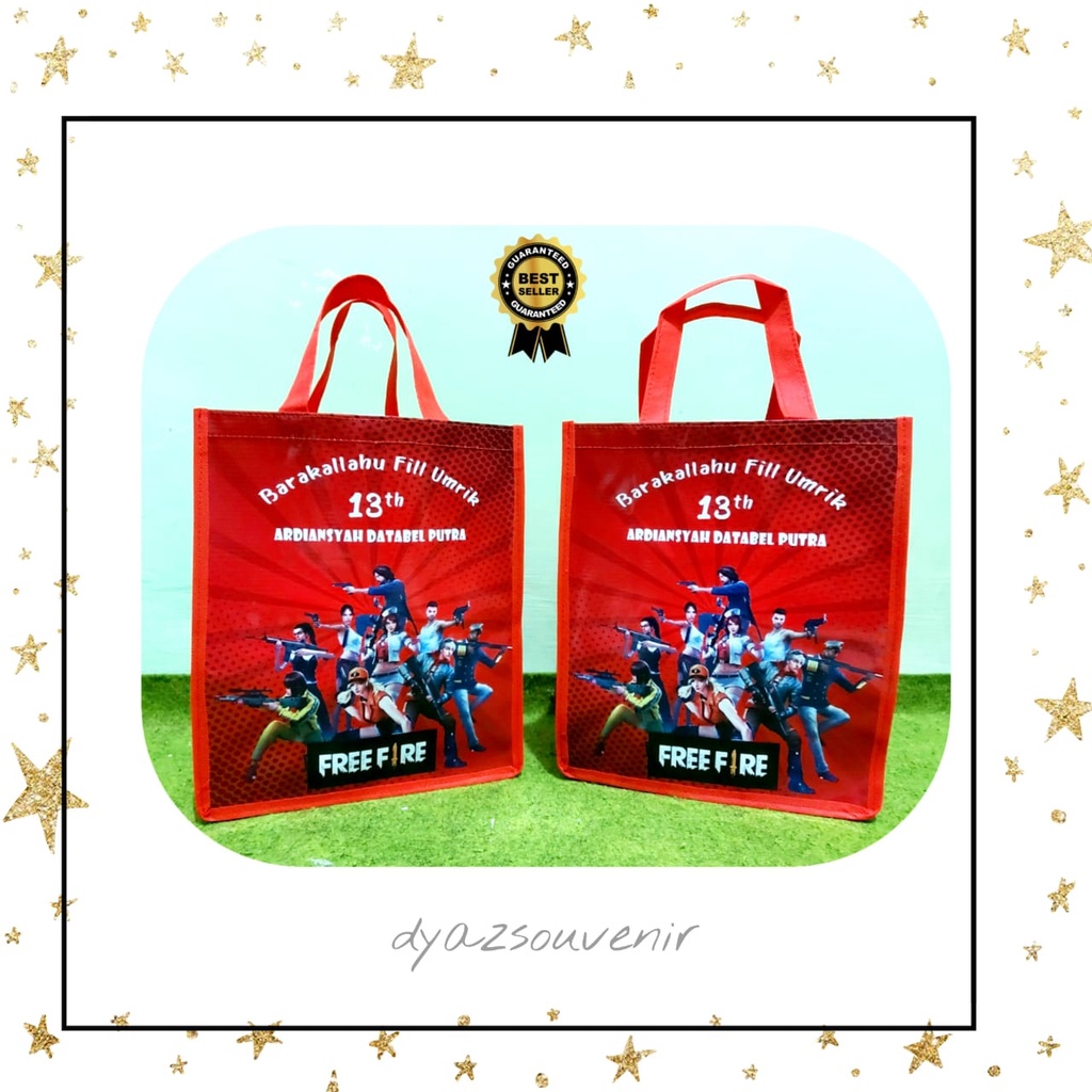 

Tas ultah free fire / goodie bag free fire / tas ulang tahun viral