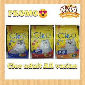 Makanan Kucing CLEO Adult Tuna 1.2kg - CPPETINDO Cleo Tuna Adult 1.2 / Makanan Kucing Cleo Adult