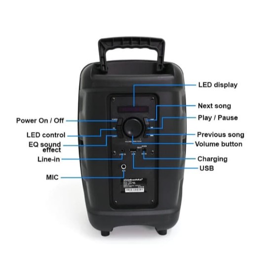 SIMBADDA CST 838N Free Mic Cable