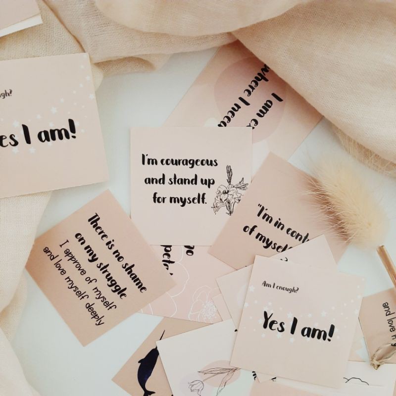 

Square Mini Self Affirmation Deco Sticker Set