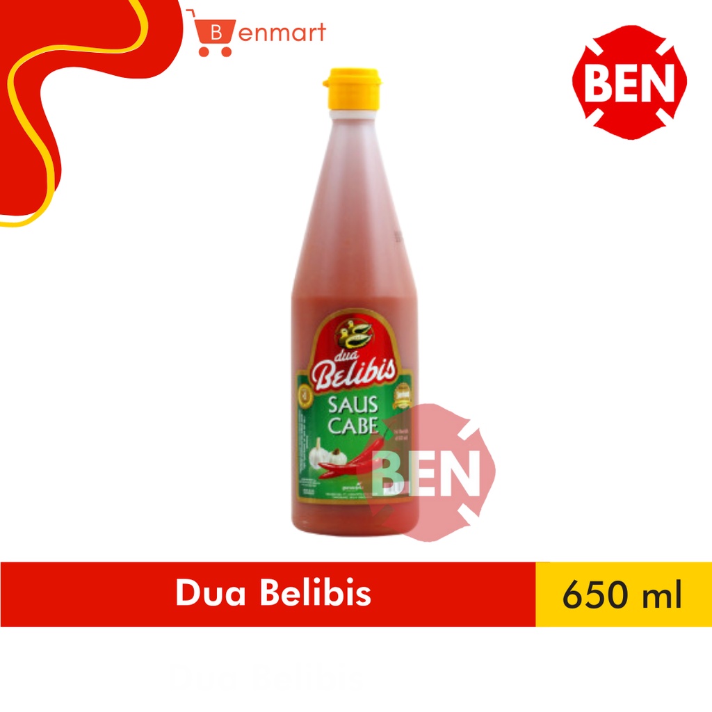 

Saus Cabe Dua Belibis Botol 650ml 650 ml Besar Plastik Saos Sambal