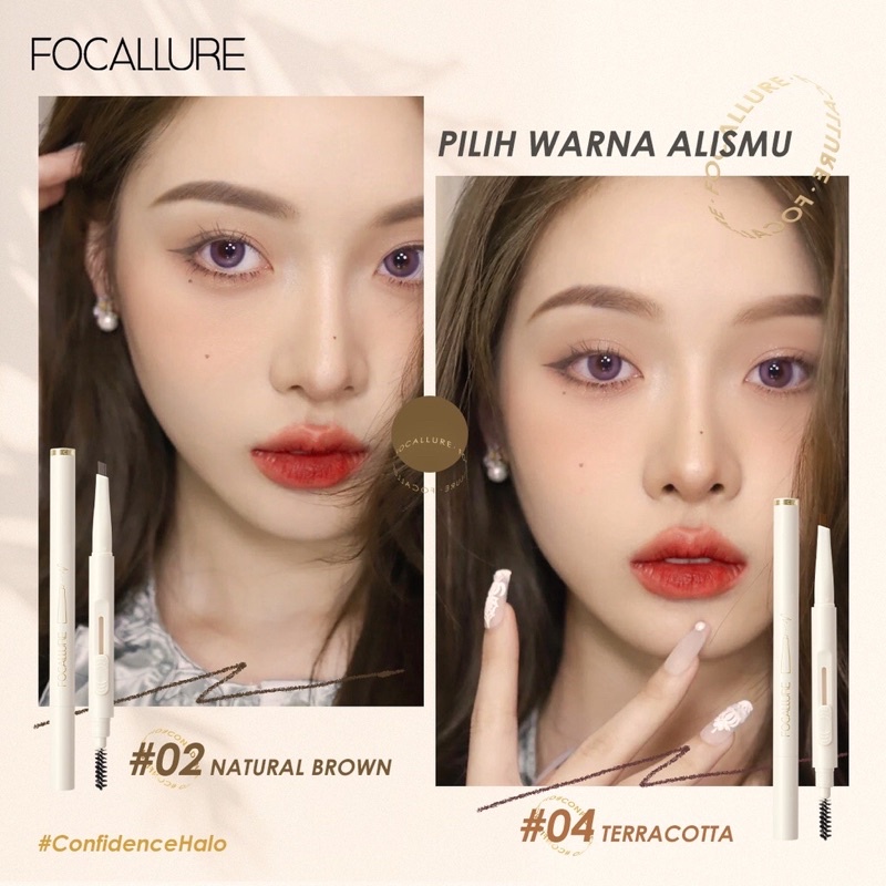 FOCALLURE Sliding Eyebrow Pencil FA202 #ConfidenceHalo