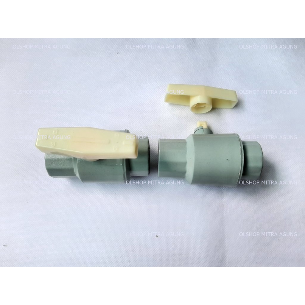 OLS Stop Kran Ball Valve 3/4&quot; in inch Taiwan Balvalep Pvc Polos 3/4&quot; inch
