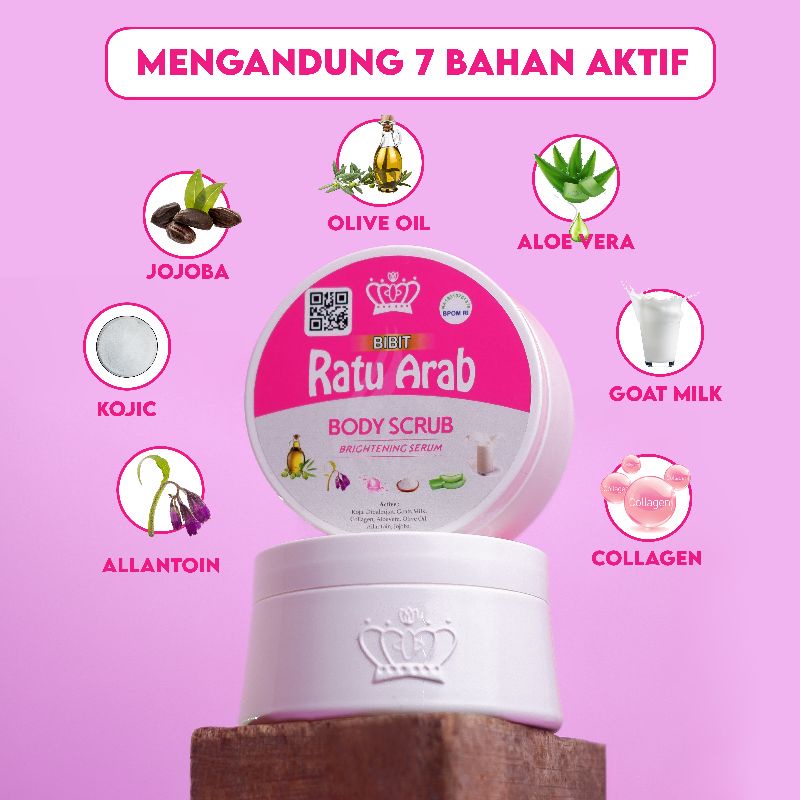 RATU ARAB BODY SCRUB BRIGHTENING SERUM 250GR